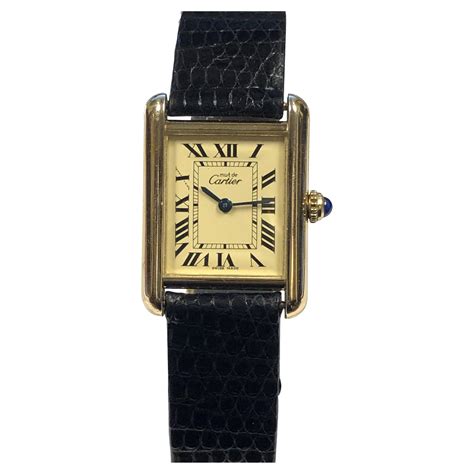 cartier vendome vermeil|cartier vermeil quartz.